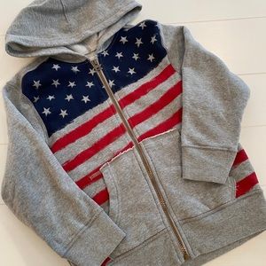 American Flag Hooded Sweatshirt
